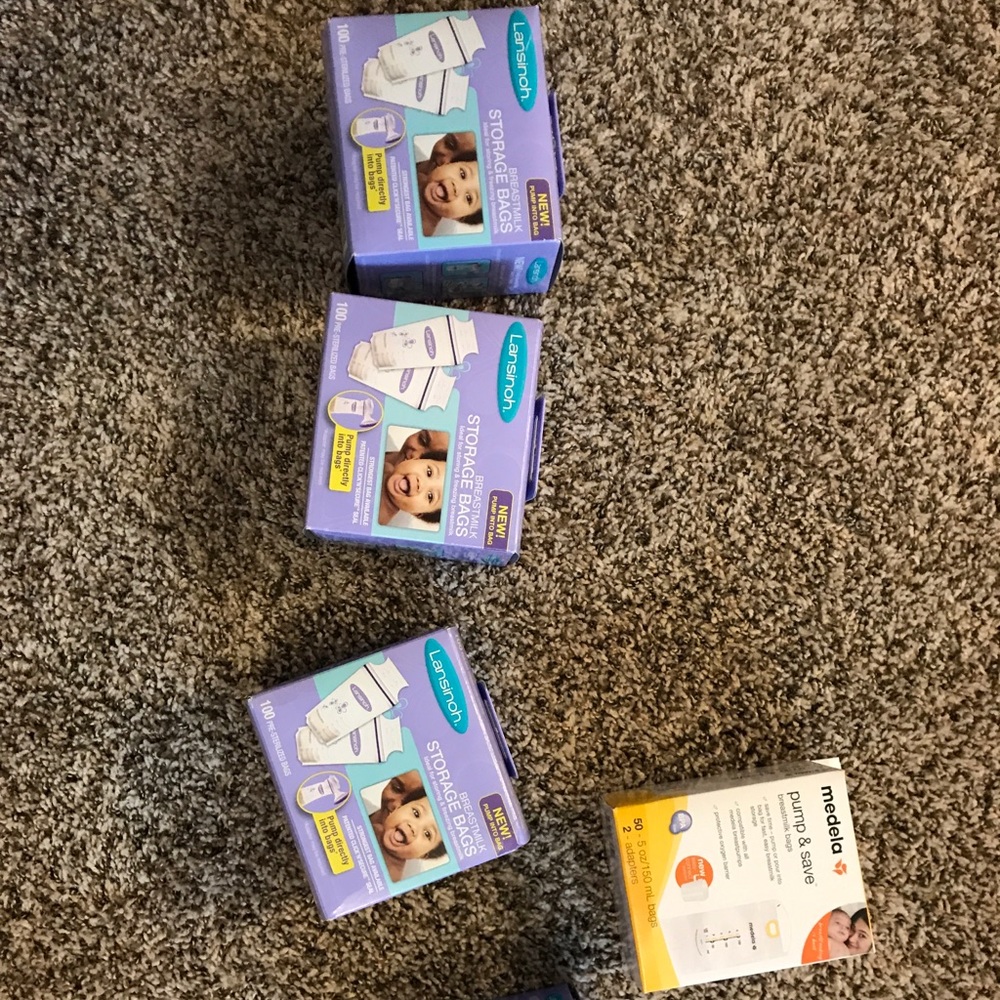 Breast milk bags